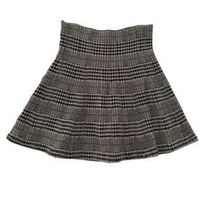 Max Studio Women’s Plaid Knit Skirt